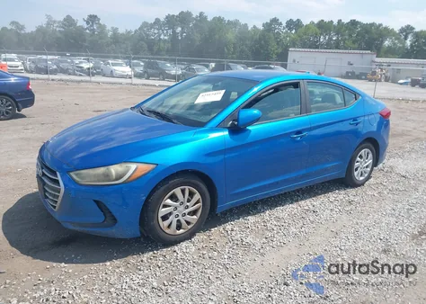 2017 Hyundai Elantra Se from USA, damaged, VIN 5NPD74LF6HH070380